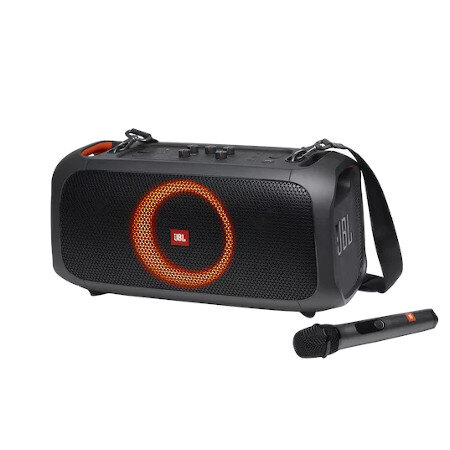 JBL PartyBox portable speaker with wireless microphone